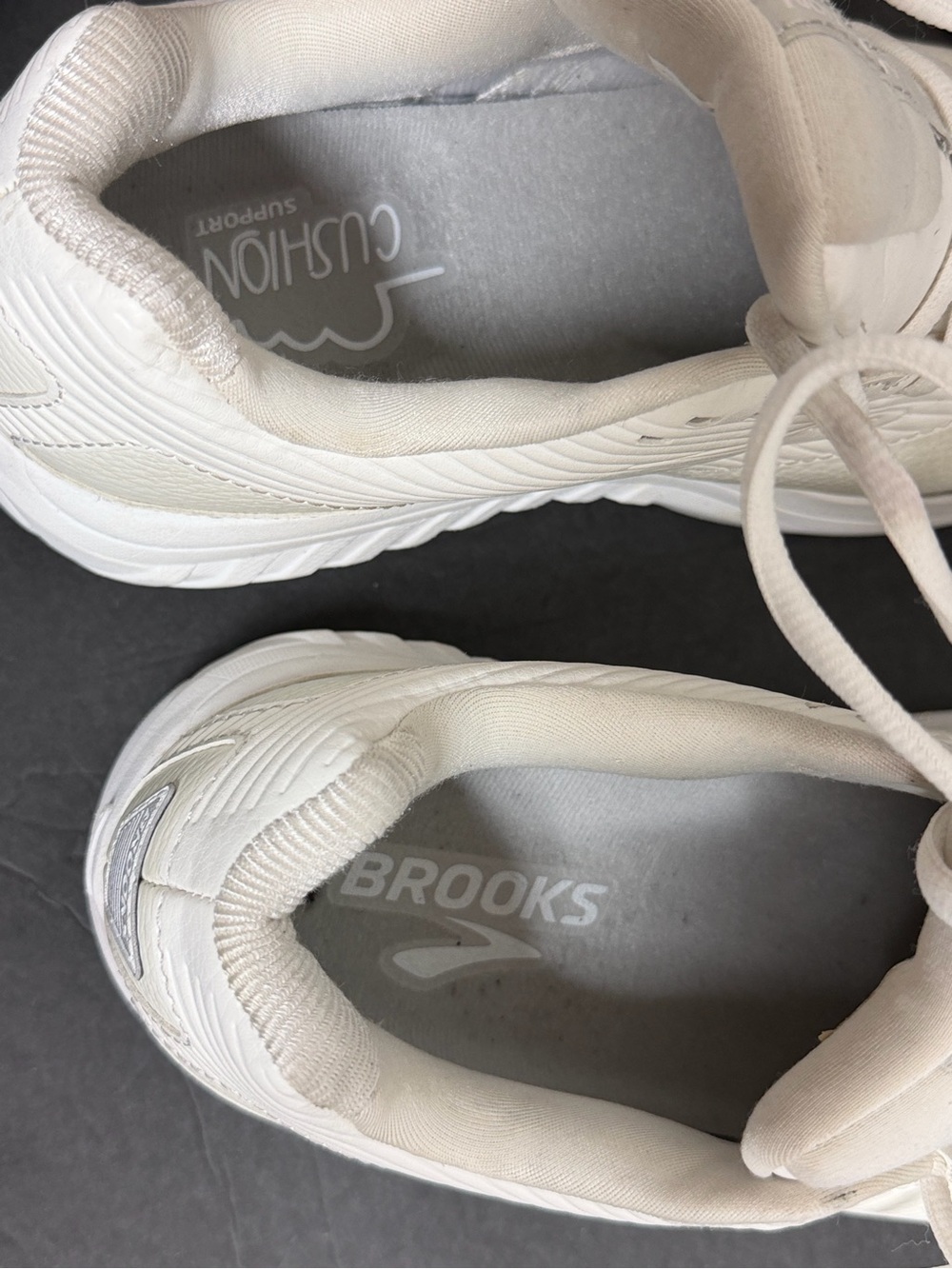 Brooks Addiction Walker 2 Women’s Athletic Walking Shoes Size 7.5 White (Wide) - Picture 8 of 9